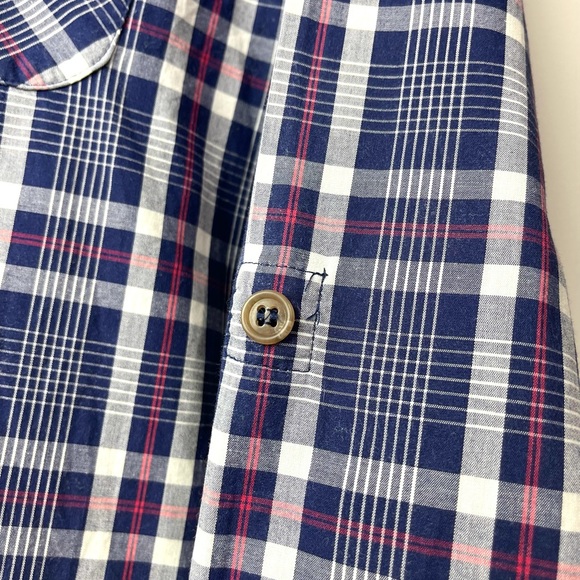 Benny Gold chambray plaid button up - Picture 7 of 16